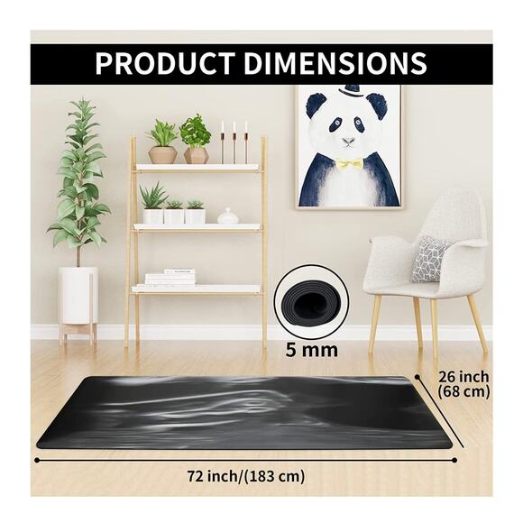 NWB Non Slip Yoga Mat 72” x 26” With Bag - Picture 4 of 9